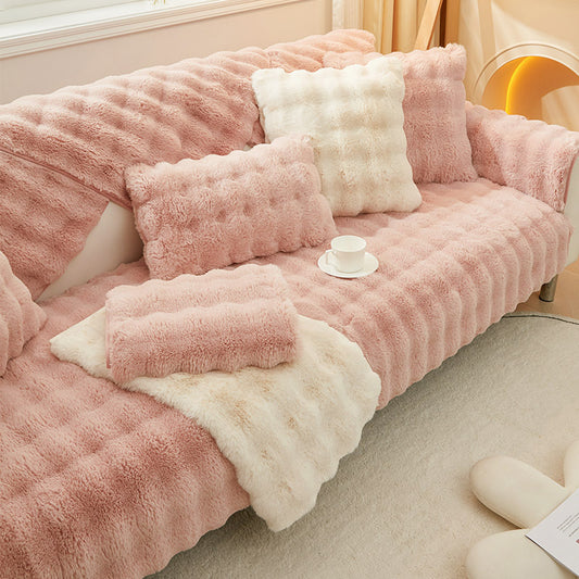 Fluffy Rabbit Plush Sofa Cushion